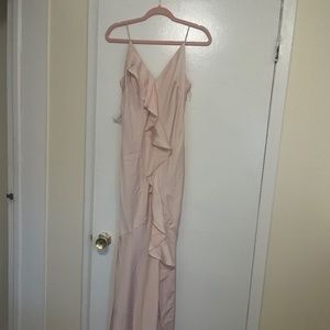 Aidan Mattox Blush Pink Dress